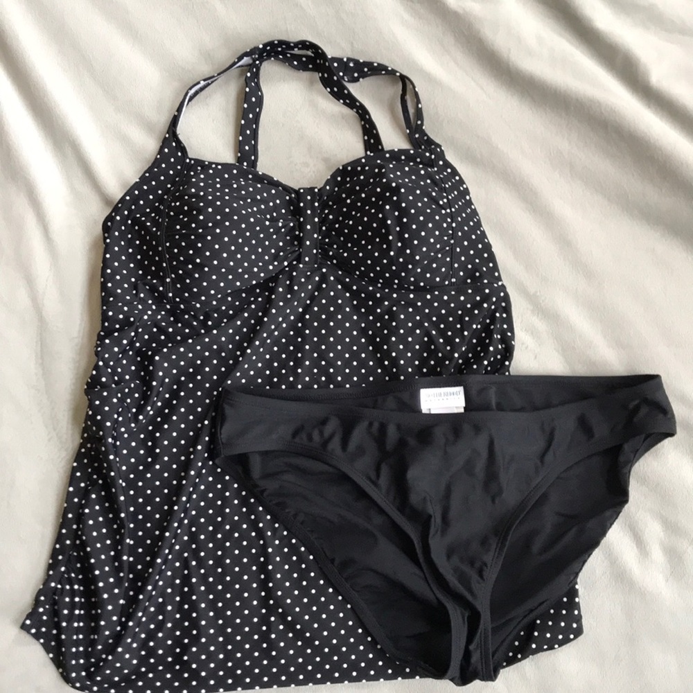 Motherhood Maternity Tankini Bathing Suit